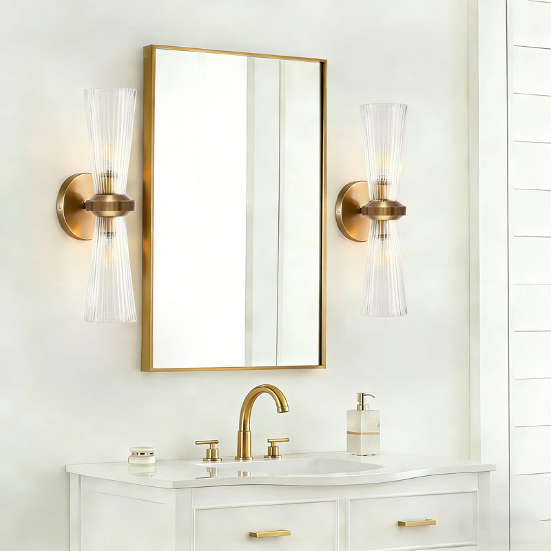 Christine 2-Light 17"H Flush Mounted Sconce