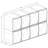 White Stackable Tilt Bin Counter Organizers 8-Pack