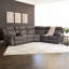 Canapé modulaire inclinable manuel Precita Gray