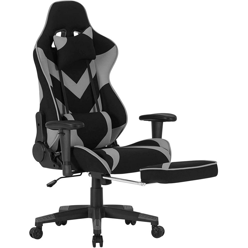 Inbox Zero PC & Racing Game Chair, Grey