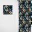 Motif damassé de luxe doré et bleu I - Rideau damassé - Rideau damas obscurcissant - 1 panneaux-107610614
