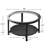 Coffee Table with Storage Living Room Table Round Coffee Table Glass Coffee Table