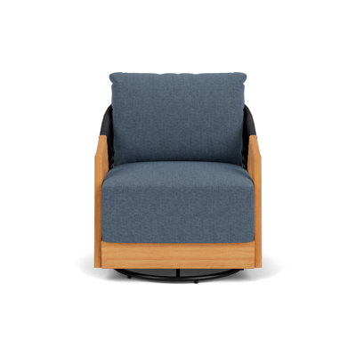 Alpine Outdoor Teak Swivel Armchair