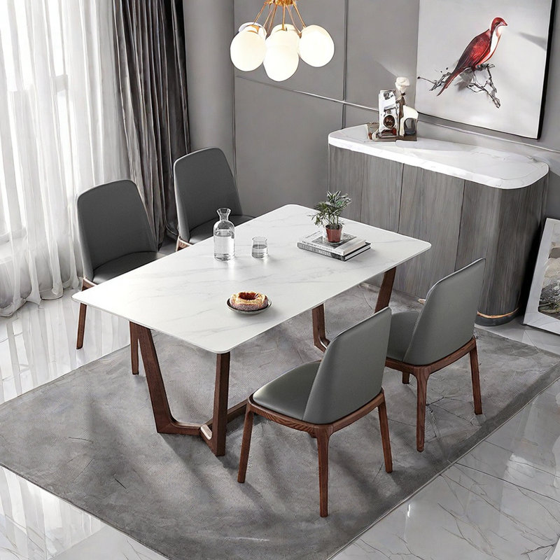 Ensemble de chaises de salle à manger Modern, H 29,5 po x L 70,8 po x l 35,4 po
