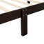 Lit plateforme simple en bois avec tête et pied de lit-1325124576