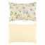 Ensemble d'édredon réversible jaune Betsey Johnson Gingham Rose-127112928-127112931