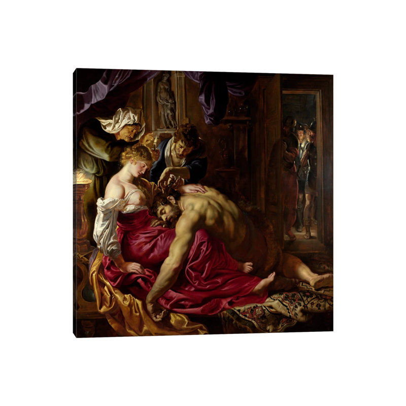 Samson And Delilah by Peter Paul Rubens - Wrapped Canvas Print, 93.98 cm H x 93.98 cm W x 1.91 cm D