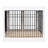 Wooden Dog Crate Furniture with Cushion - 32 Inch Medium Dog Kennel with Double Doors - Indoor Decorative Pet House End Table for Small and Medium Pets (White)-789794532