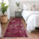 Premium Machine Washable Prisco Burgundy Rug