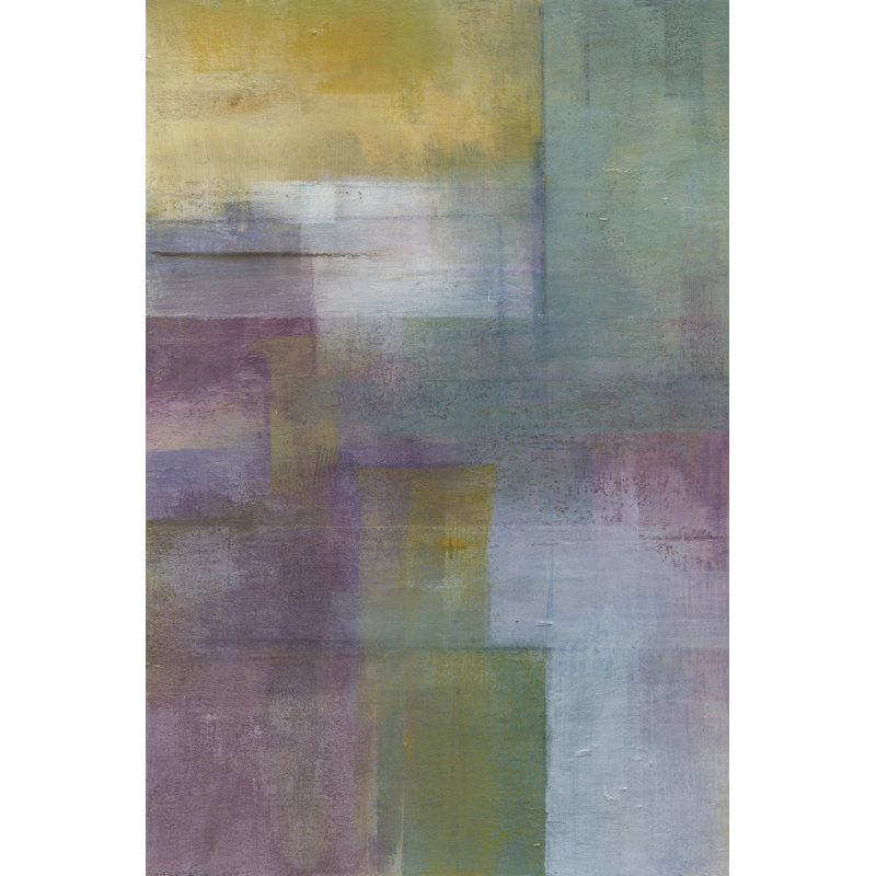 Mauve Essence I by Willie Green-Aldridge - No Frame Print on Canvas, 30cm H x 30cm W x 3.8cm D