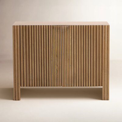 Fallon 41" Wide Oak Wood Sideboard, Natural
