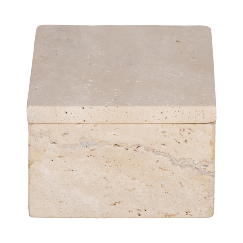 Marble Decorative Box, 3" H x 7" W x 5" D