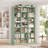 86"H X 47.2"W 7-Tier Standard Wood Storage Bookcase-1398010341