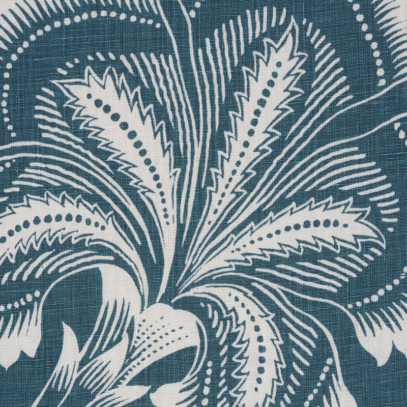 Tissu en lin à 100 %, Paon