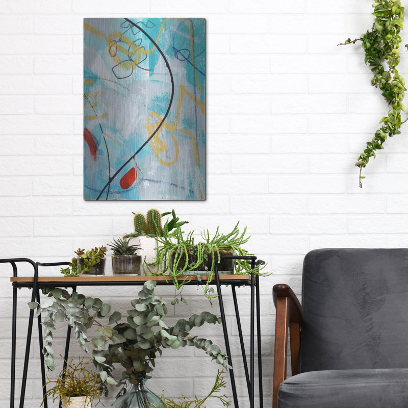 «Whirlwind 9» par Laura Gibson, art mural en métal, 12 po x 16 po, H 16 po x l 12 po