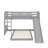 Twin Loft Bed With Slide And Ladder-1874897064