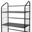 37" Tall 3-Tier Metal Standing Book Shelf-1530203452