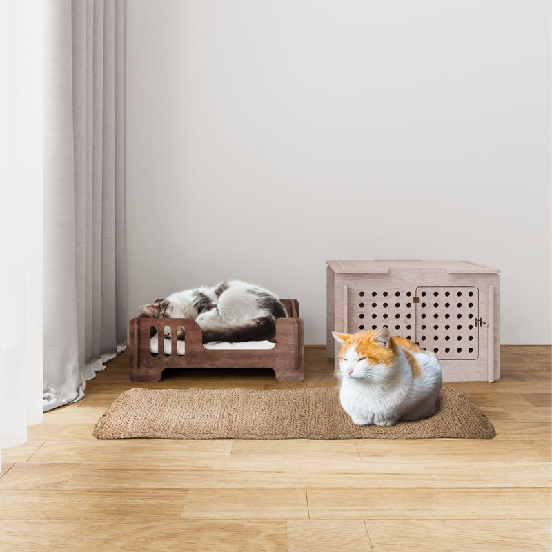 Stiles Wood Pet Bed, 15.24cm H x 81.28cm W x 11.76cm D