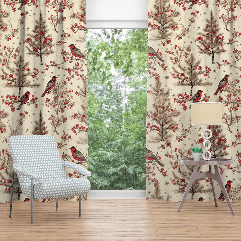 Jomtien Room Darkening Curtain Pair, 20" W x 52" L