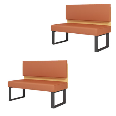 Light luxury simple restaurant bench