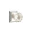 Emtek Passage Interior Mortise Set w/ Wilshire Rosette & Astoria Glass Knob (LH)-807742293