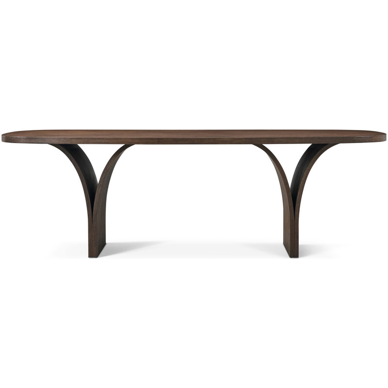 Seoul Dining Table, Brown, 30" H x 94.49" L x 43.31" W