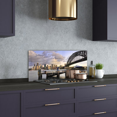 Bridge In Sydney - No Frame Print on Canvas