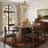 70.9" Modern Dining Table with Sculptural Bendwood Base for 6 People-1735169245