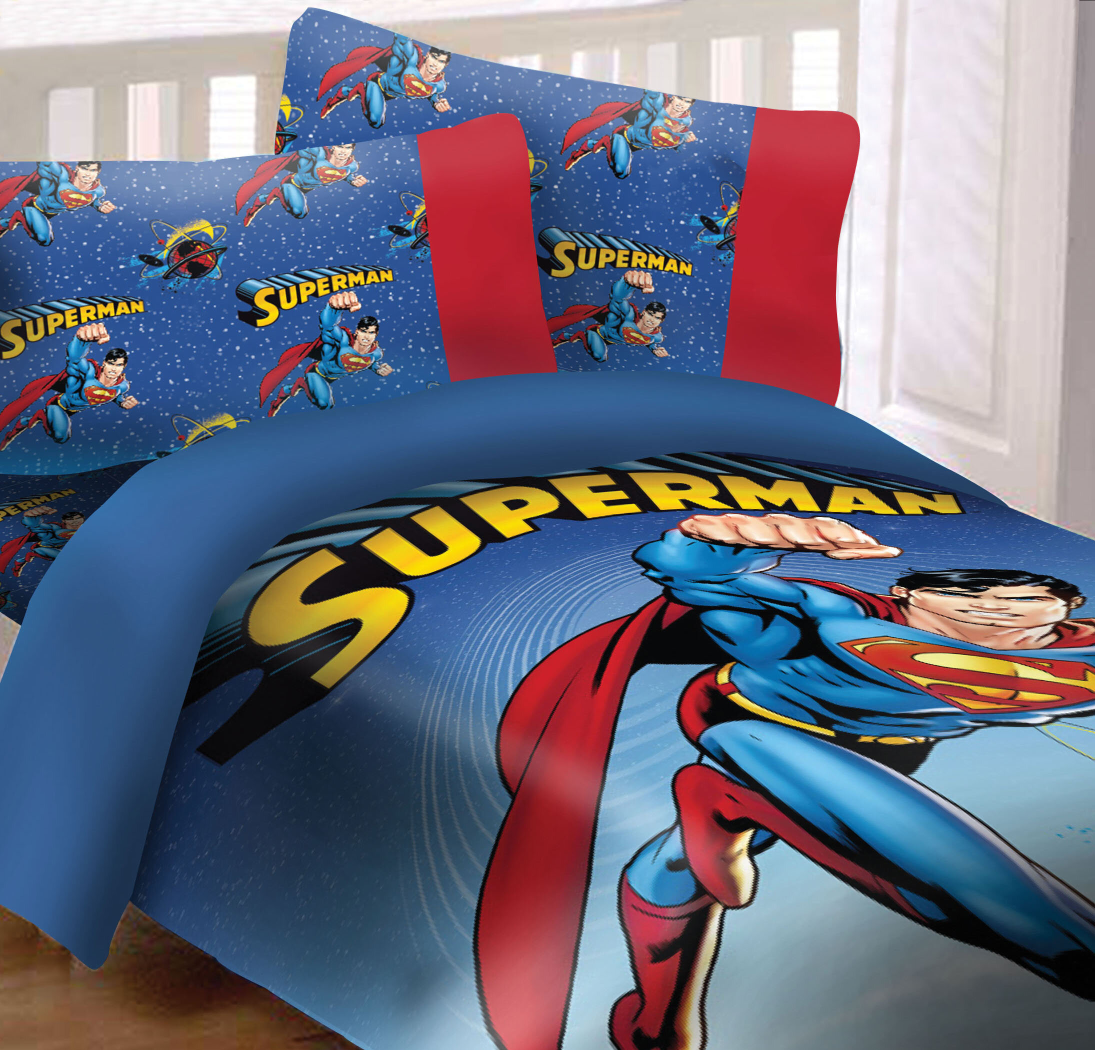 Superman bedding hot sale set