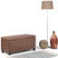 Repose-pieds rectangulaire avec rangement relevable Dover-1897544026