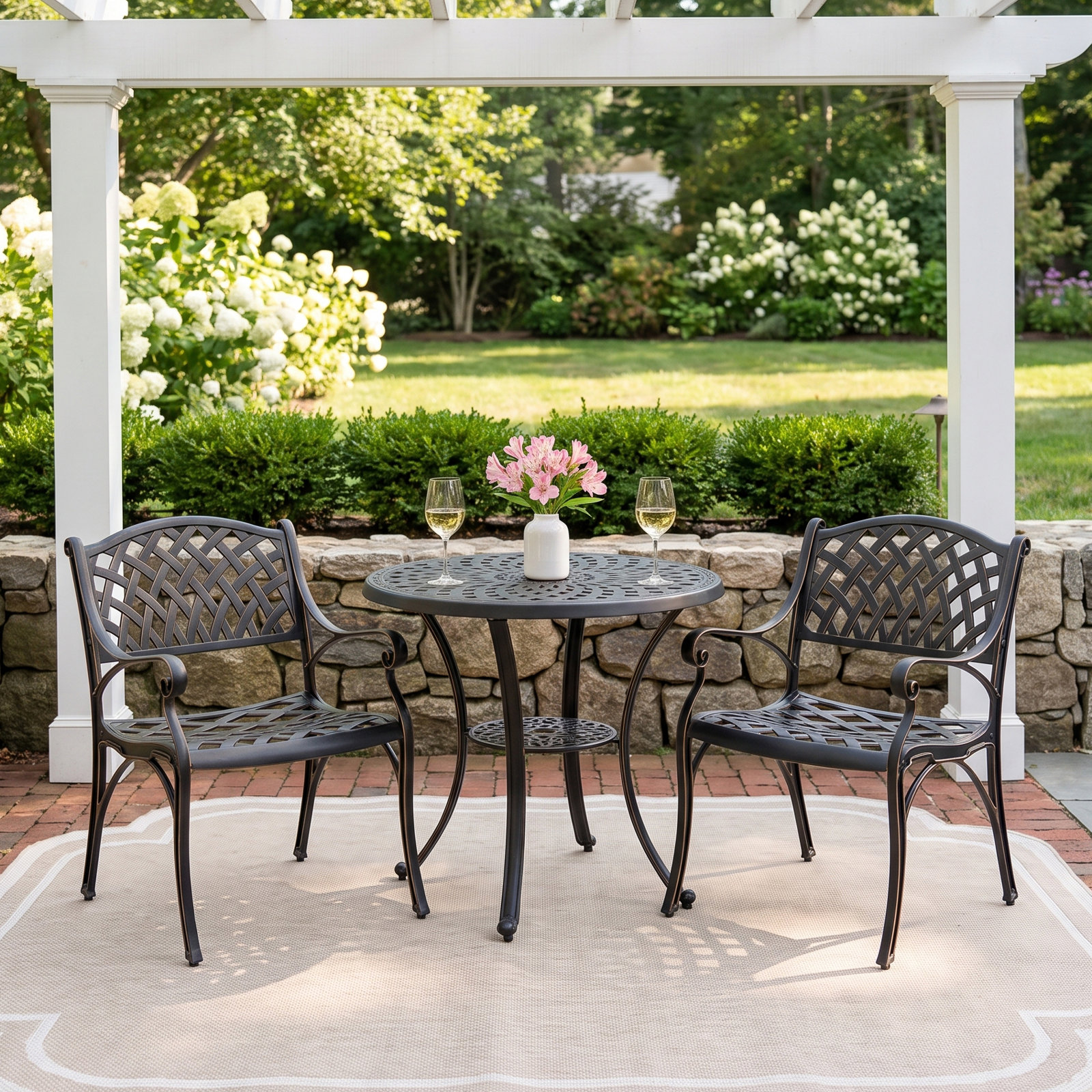 Abernon 32" Patio Bistro Set