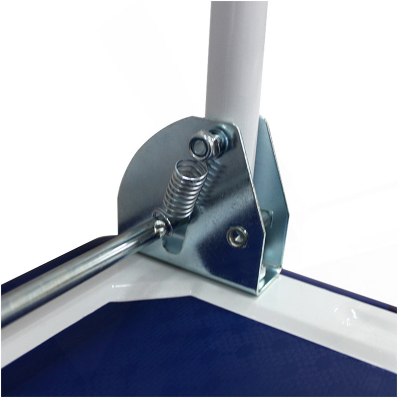 660 lb Chariot à plat capacité à roulettes pliable à main avec chariot, Bleu