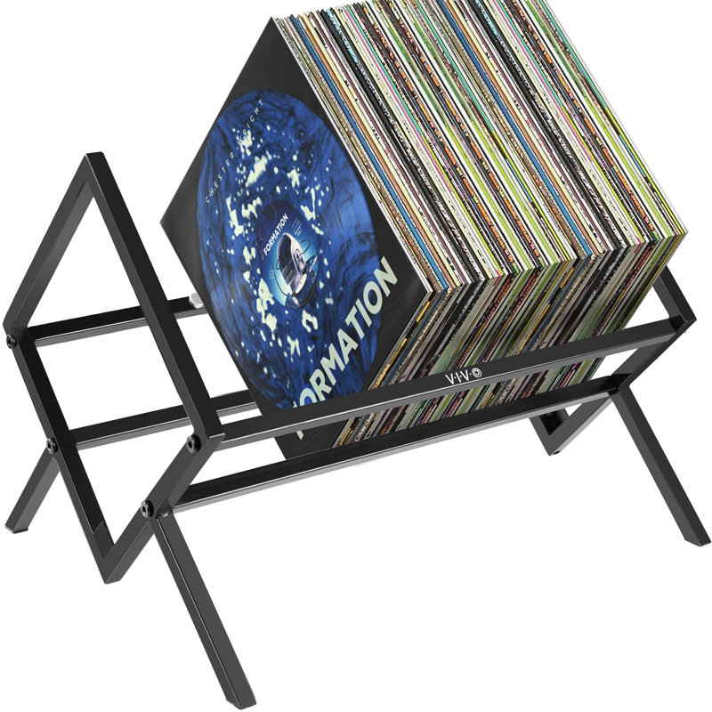 Steel 12'' H Media Shelves, Black