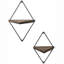 2 Piece Diamond Floating Shelf