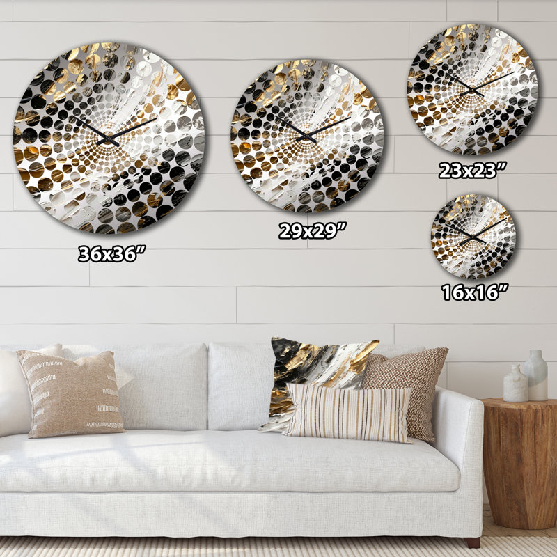 L Pastka - Horloge murale abstraite, Petit