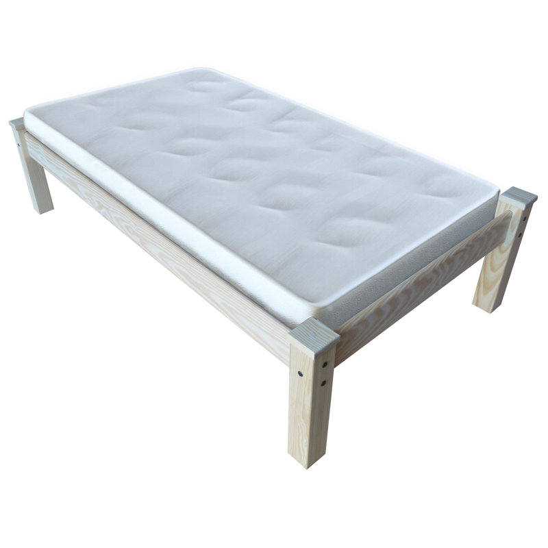 Natural Solid Wood Twin Bed Frame