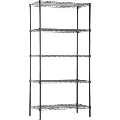 24'' W Metal Height -Adjustable Shelving Unit
