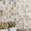 Conchella Square Natural 12" x 12" Natural Shell Mosaic Tile