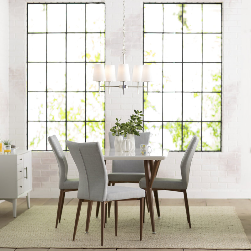 Halimah Metal Base Dining Table