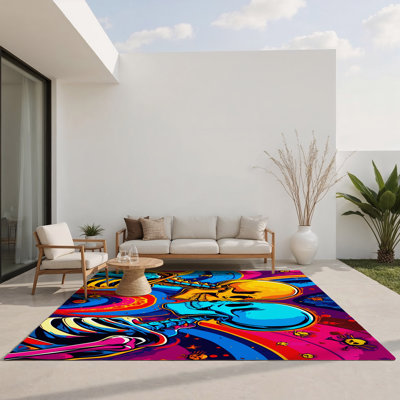 Tapis d'intérieur et d'extérieur Nebula Radiance