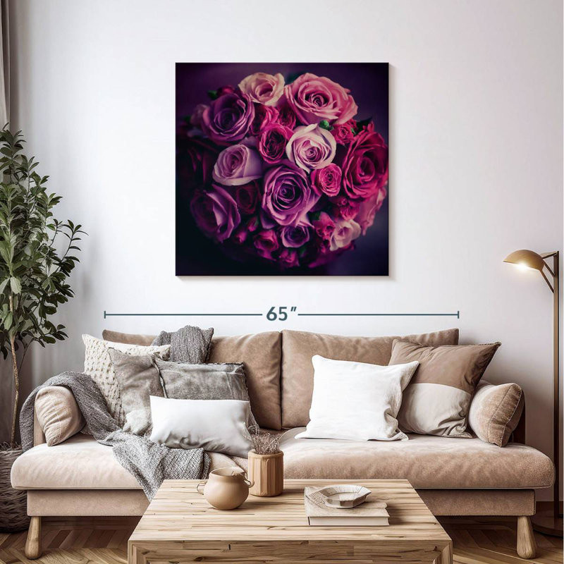 Bouquet de mariage Hardie roses roses, H 39 po x l 39 po
