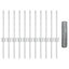 Fence Posts 11 Pcs U-Channel Galvanised Steel-2130951729-2130951735