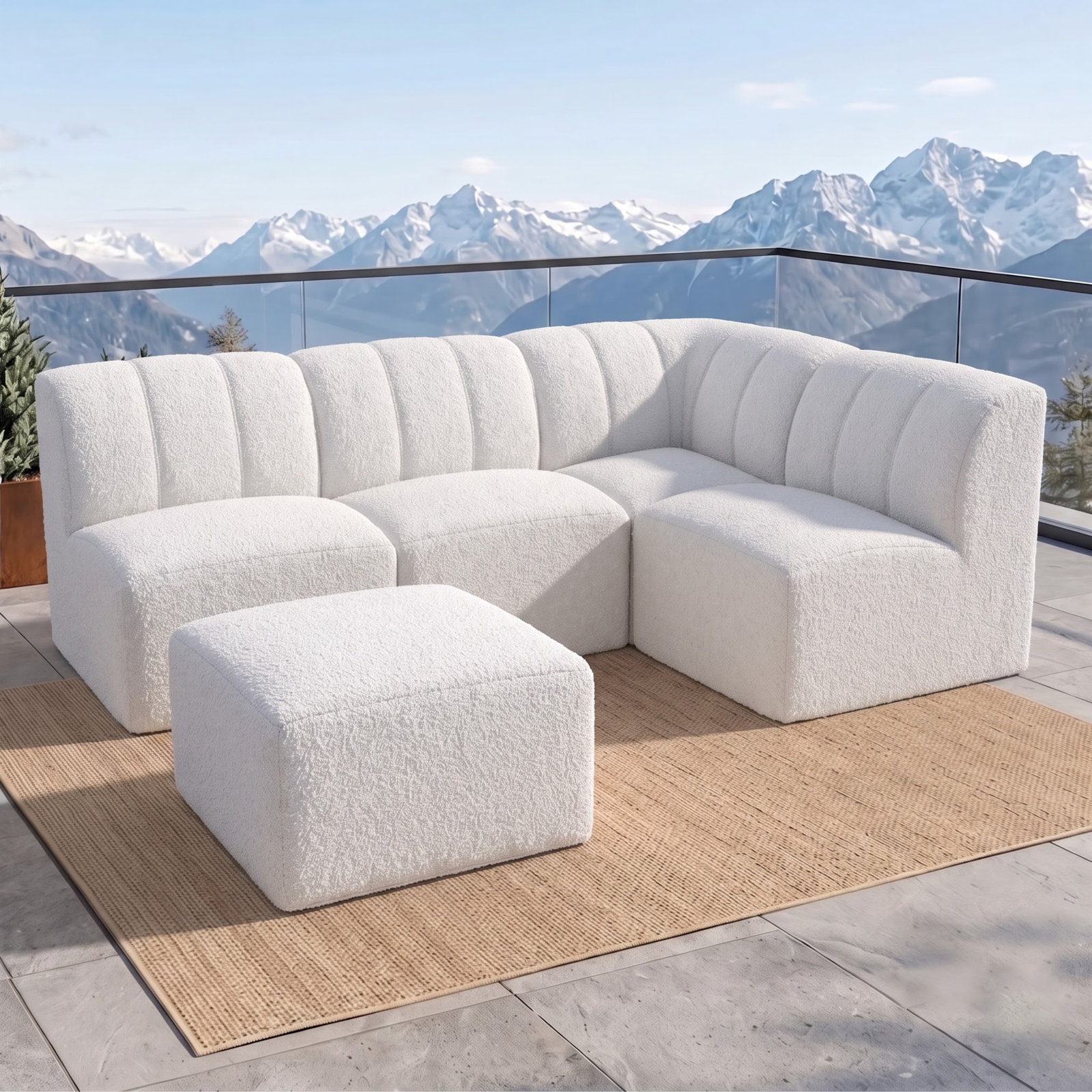 Praia 96" Sunbrella® Patio Sectional, Yes