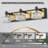 Led Modern Bathroom Vanity 3- - Sparkling Crystals Over Mirror -Proof Bath Fixture Crystal