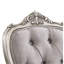 Ensemble de 2 chaises d'appoint Ariadne en velours et finition platine antique