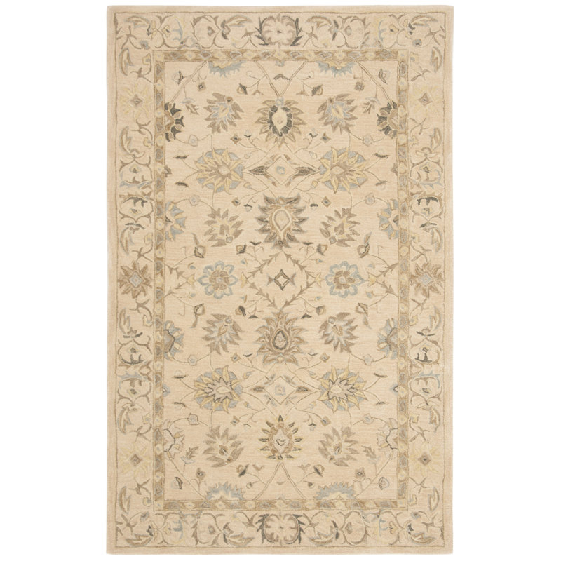 Tingley Hand Tufted Wool Pile Oriental Rug, Rectangle 2' x 3'