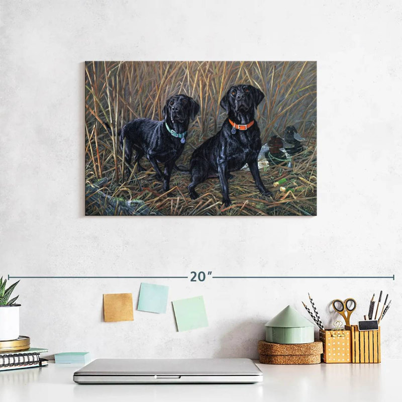 Brampt Sharing The Tradition - Black Labs, 8" H x 12" W
