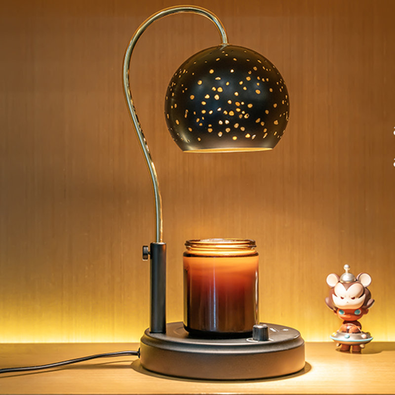 Candle Heater Light, Black