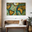 Carte du vieux monde sur toile-312494665
