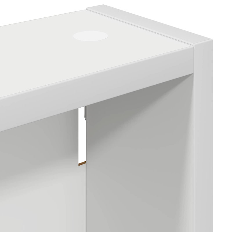 Wall Mounted Required Bathroom Cabinet, White, 50cm H x 20cm W x 10cm D